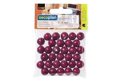 Image of Holz Perlen poliert 12 mm ø bei JUMBO