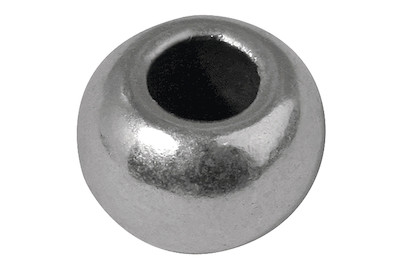 Image of Metall- Perle, 6mm ø, Loch 2mm ø, SB-Btl 6Stück bei JUMBO