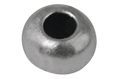 Image of Metall- Perle, 8mm ø, Grossloch 3mm ø, SB-Btl 5Stück bei JUMBO