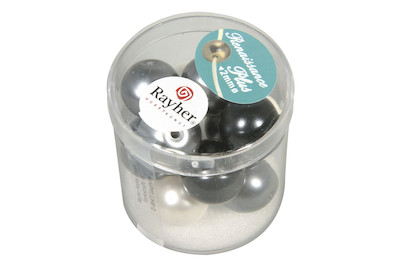 Image of Renaissance Glaswachsperlen, 14 mm, Dose 12 Stück, mit Grossloch bei JUMBO