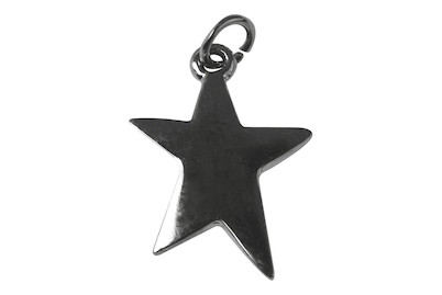 Image of Metall- Anhänger: Stern, 20mm ø, Öse 2,5mm ø, SB-Btl 3Stück bei JUMBO