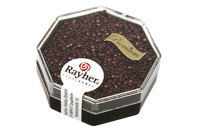 Image of Delica-Rocailles, 1,6mm ø, metallic, Dose bei JUMBO