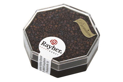 Image of Delica-Rocailles, 1,6mm ø, metallic matt, Dose bei JUMBO