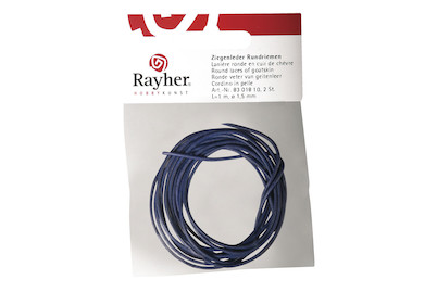 Image of Rundriemen aus Ziegenleder, 1,5mm ø, 100cm, SB-Btl 2 Stück bei JUMBO