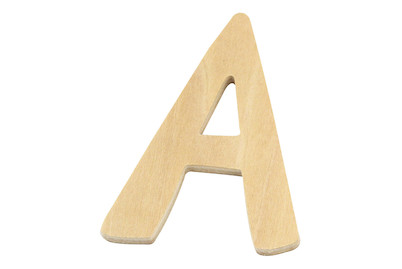 Image of Holz- Buchstabe A,Fsc Mix Credit, 6cm ø bei JUMBO