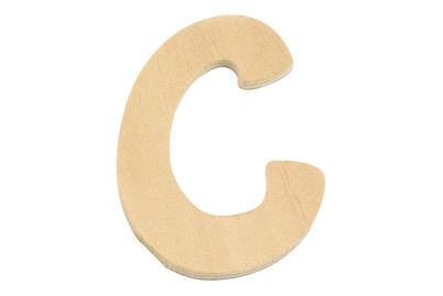 Image of Holz- Buchstabe C,Fsc Mix Credit, 6cm ø bei JUMBO