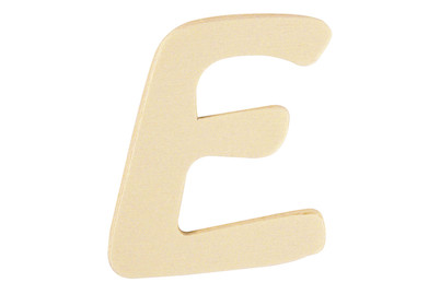 Image of Holz- Buchstabe E,Fsc Mix Credit, 6cm ø bei JUMBO