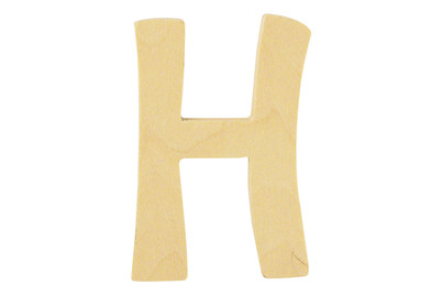 Image of Holz- Buchstabe H,Fsc Mix Credit, 6cm ø bei JUMBO