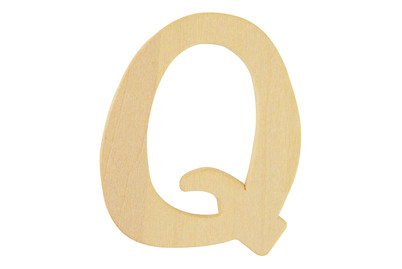Image of Holz- Buchstabe Q,Fsc Mix Credit, 6cm ø bei JUMBO