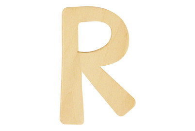 Image of Holz- Buchstabe R,Fsc Mix Credit, 6cm ø bei JUMBO