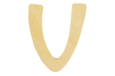 Image of Holz- Buchstabe V,Fsc Mix Credit, 6cm ø bei JUMBO
