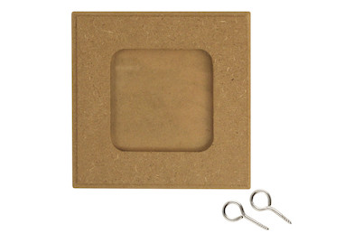 Image of MDF Fotorahmen: Quadrat FSC Mix Credit, 11,5x11,5x0,8cm, 1Stück bei JUMBO