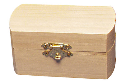 Image of Holz Schatulle halb oval FSC Mix Credit, 10x6cm bei JUMBO