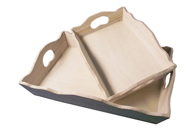 Image of Holz Tablett, FSC Mix Credit, 20x30cm bei JUMBO