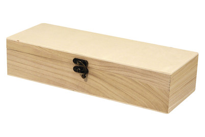Image of Holz Boxen-Set quadratisch FSC MixCredit, 1 Box á 32x12x7cm/3 Boxen á 10x10x6cm bei JUMBO
