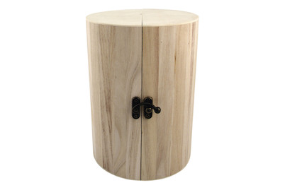 Image of Holz Schmucksäule Milano FSC Mix Credit, ø 15cm, Höhe 21cm, aufklappbar bei JUMBO