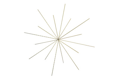 Image of Drahtstern für Perlen, 15/10cm ø, Drahtstärke 0,7mm, SB-Btl 3Stück bei JUMBO