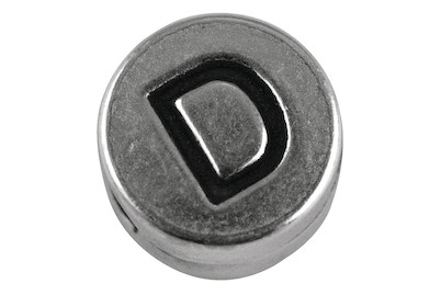 Image of Metall-Perle D , 7mm ø, Loch 2mm ø, lose bei JUMBO