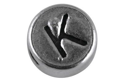 Image of Metall-Perle K , 7mm ø, Loch 2mm ø, lose