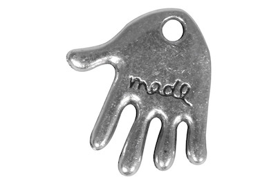 Image of Metall- Zierelement: hand made , 1,1cm, Loch 1mm ø