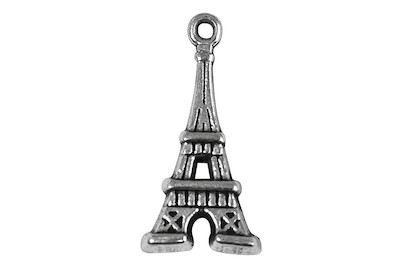 Image of Metall-Anhänger Eiffelturm, 19mm, Öse 1mm ø, lose