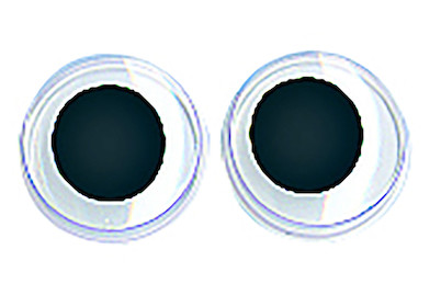 Image of Plastik-Wackelaugen zum Kleben, 8mm ø, SB-Btl 10Stück bei JUMBO