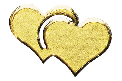 Image of Klebemotiv: Herzen, Bogen 10x24,5 cm bei JUMBO