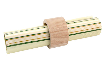 Image of Holz-Serviettenring, 3,8/5 cm ø, Höhe 3 cm, SB-Btl. 2 Stück bei JUMBO