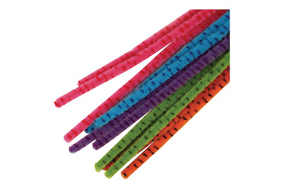 Image of Chenilledraht Candy, 30 cm, SB-Btl. 25 Stück, Stärke 9 mm, Fb. sort. bei JUMBO