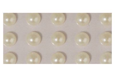 Image of Plastik-Halbperlen, selbstklebend, ø 2 mm, SB-Btl. 160 Stück bei JUMBO