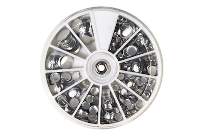 Image of Hotfix-Nieten, Grössen 3-10 mm, sortiert, Box 560Stück bei JUMBO