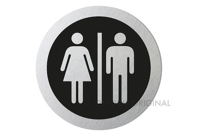 Image of WC Symbol rund bei JUMBO