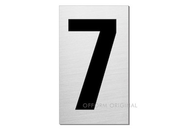 Image of Schild Ziffer 7 bei JUMBO
