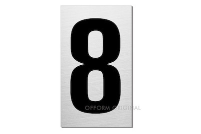 Image of Schild Ziffer 8 bei JUMBO