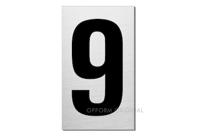 Image of Schild Ziffer 9 bei JUMBO