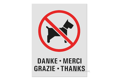 Image of Hundeverbot Steelox bei JUMBO