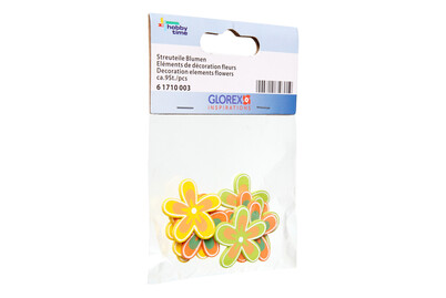 Image of Streuteile Blumen 9St gelb Sperrholz bei JUMBO