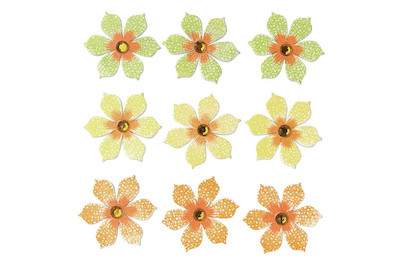 Image of Streuteile Blumen 9St Sperrholz bei JUMBO