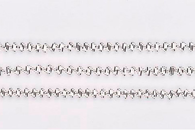 Image of Zackenkrause silber 3 mm 1.5 m