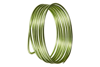 Image of Deko Aludraht 2 mm 2 m hellgrün bei JUMBO