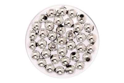 Image of Dekoperlen 75 g 6mm silberfarben bei JUMBO