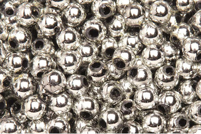 Image of Dekoperlen 75 g 10mm silberfarben bei JUMBO