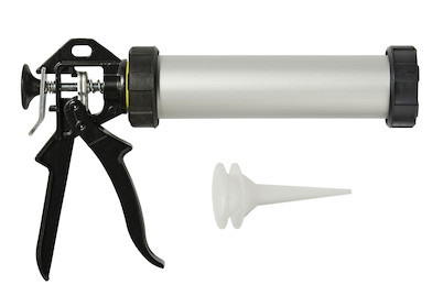 Image of Kartuschenpistole mit Adapter silber bei JUMBO