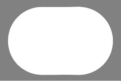 Image of Friedola Tischsets Optima weiss 28.5x44 cm oval bei JUMBO