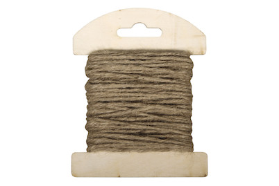 Image of Jutekordel auf Holzkarte, 1,5mm ø, 10m bei JUMBO