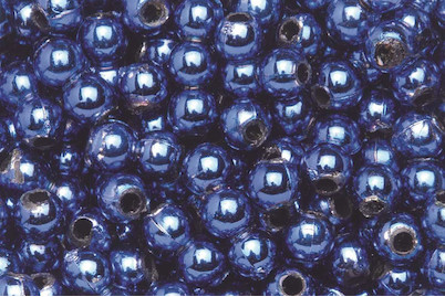 Image of Dekoperlen 75 g 10mm royalblau