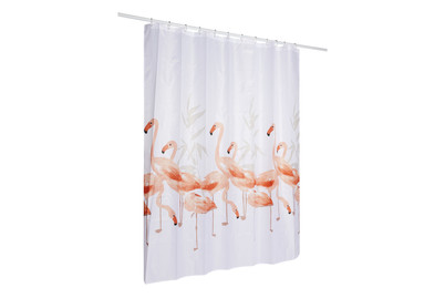Image of Duschvorhang Flamingo 180x200 cm bei JUMBO