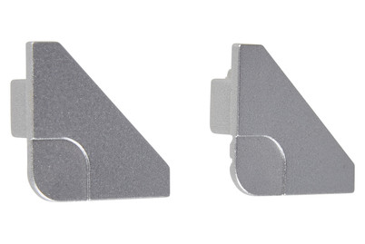 Image of Delta Profil End Cap 2-er Pack Alu bei JUMBO