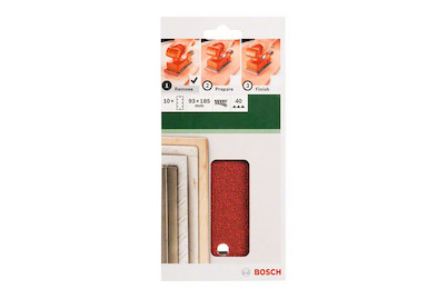 Image of Bosch Schleifblatt 93x185 G 40 256A87 bei JUMBO