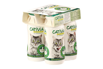 Image of Cativia Prebiotischer Katzen-Drink 4x95ml